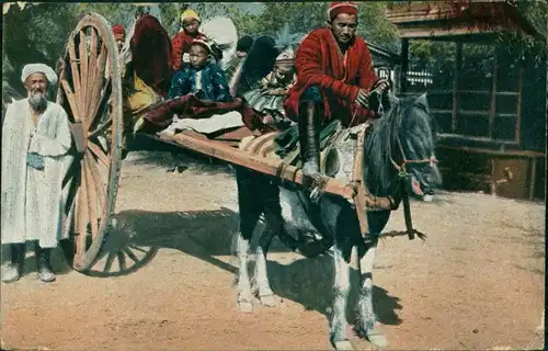 Postcard .Russland Russsiche Typen Zentral-Asien 1917 