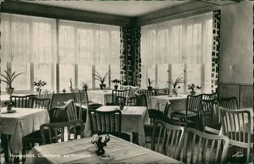 Ansichtskarte Rinteln Gast.- und Pensionshaus Hupengrund Clubzimmer 1956 