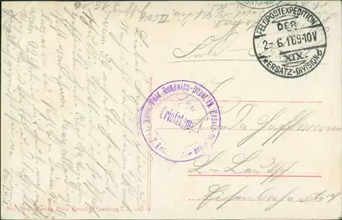 CPA Norroy-le-Sec zerstörte Ortschaft - WK1 1916 