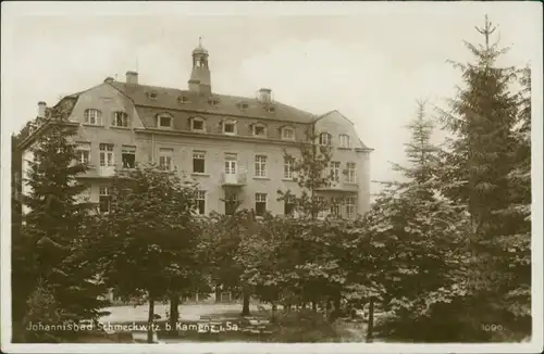 Ansichtskarte Schmeckwitz (Oberlausitz) Smječkecy Johannisbad 1934 