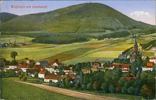 Weißstein-Waldenburg (Schlesien) Wałbrzych Hochwald Schacht, Stadt 1929