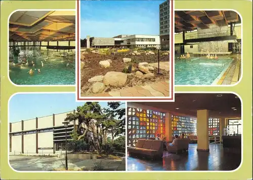 Zinnowitz Meerwasserhallenbad - Innenansicht - Außenansicht - Eingangshalle 1989