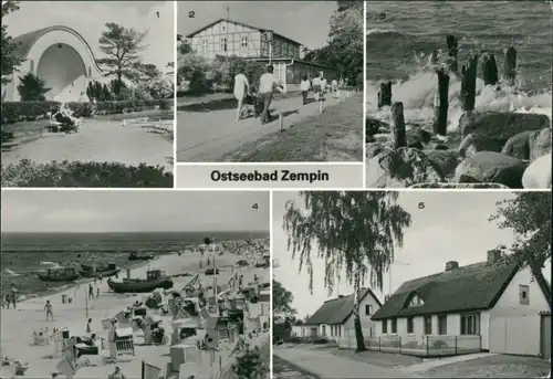 Zempin Konzertplatz, FDGB-Erholungsheim Frieden, Brandung, Strand 1983