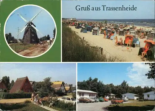 Trassenheide Jugenderholungszentrum des VEB Carl Zeiss Jena, Strand,  g1989
