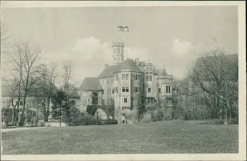 Ansichtskarte Droyßig Partie am Schloss 1934 