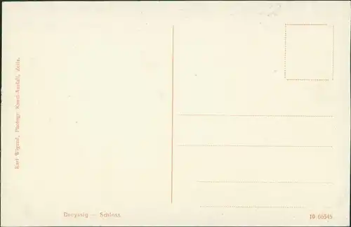 Ansichtskarte Droyßig Partie am Schloss 1934 