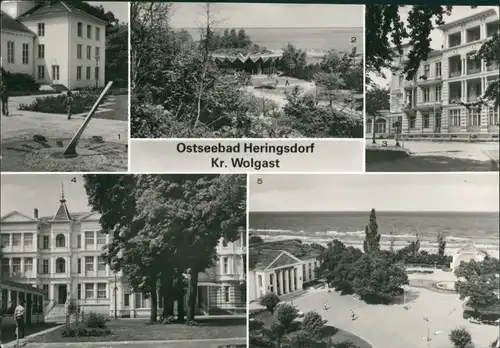 Heringsdorf Usedom Üromenade FDGB-Erholungsheim Camara M'Balia - Einheit g1983