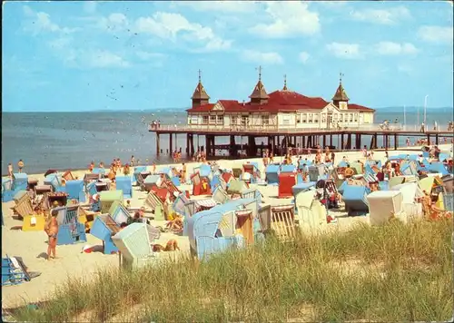 Ahlbeck (Usedom) Seebrücke Ansichtskarte g1983