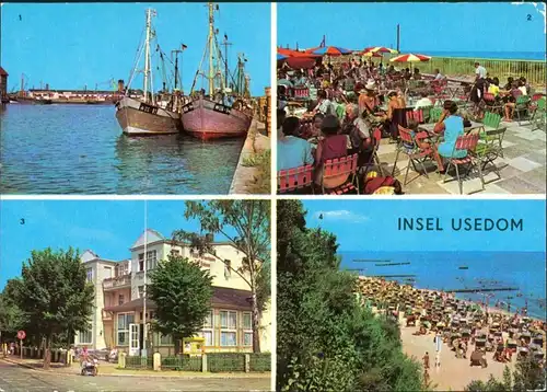 Usedom Karlshagen, Fischerhafen, Trassenheide, Konsum Strandhalle,  1980