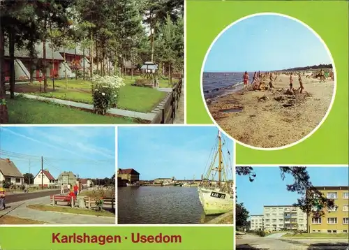 Karlshagen Bungalowsiedlung Strand Hauptsstraße Hafen Straße des Friedens 1989