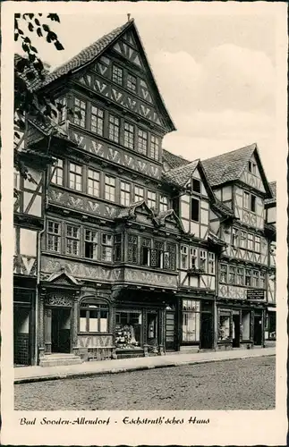 Ansichtskarte Bad Sooden-Allendorf Eschstruth'sches Haus 1951