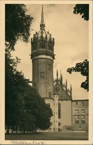 Ansichtskarte Lutherstadt Wittenberg Evangelische Schloßkirche 1943