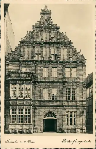 Ansichtskarte Hameln Rattenfängerhaus 1939