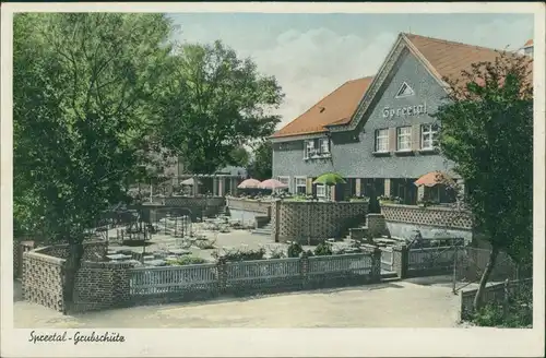 Grubschütz-Doberschau-Gaußig  Dobruša-Huska Restaurant "Spreetal"  1929