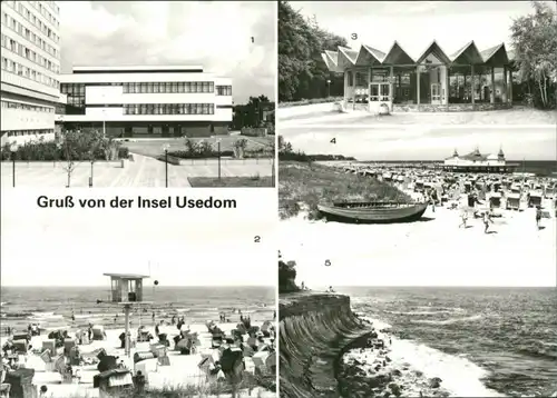 Ostseebäder Insel Usedom: Zinnowitz Basin Heringsdorf Ahlbeck Kaserow 1982