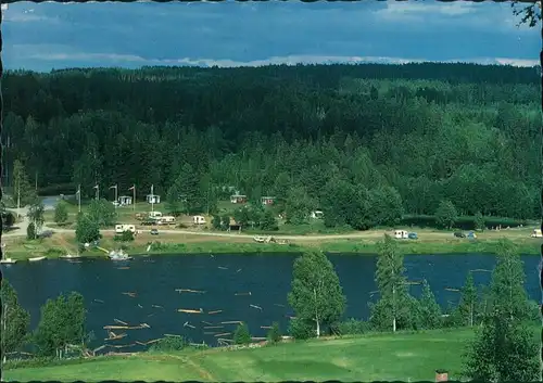 Postcard Norwegen Allgemein Övre Klarälvdalen - Campingplatz 1990