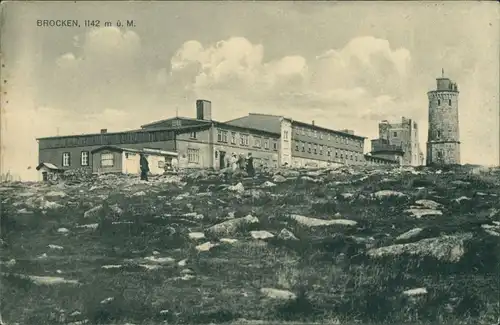Ansichtskarte Ilsenburg (Harz) Brockenhaus 1912