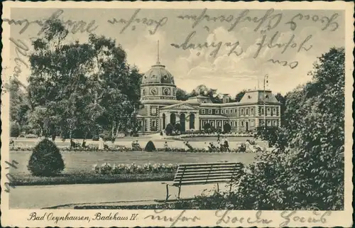 Ansichtskarte Bad Oeynhausen Badehaus IV. 1936