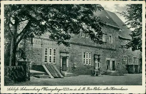 Ansichtskarte Rinteln Der Palas Herrenhaus von Schloss Schaumburg 1913