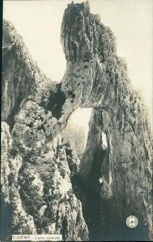 Cartoline Capri L´arco naturale 1912 