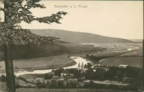 Bursfelde-Hannoversch Münden Hann. Münden  mit Blick zur Kirche 1914