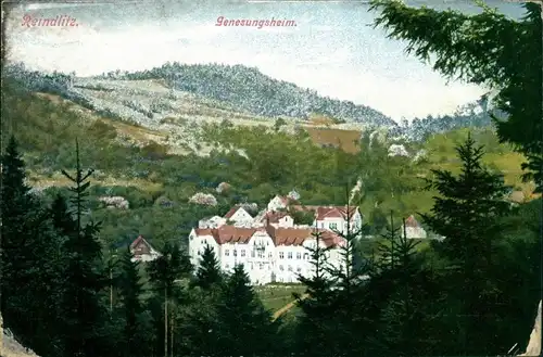 Postcard Reindlitz Ryjice Kuranlagen - Coloriert 1915