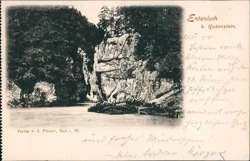 Cartoline Klobenstein-Ritten Collalbo Renon Entenloch - Schlucht 1900