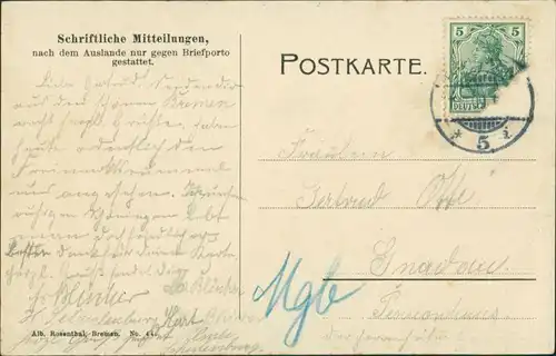 Mitte-Bremen Heerdenthorsteinweg Kutschen g1909