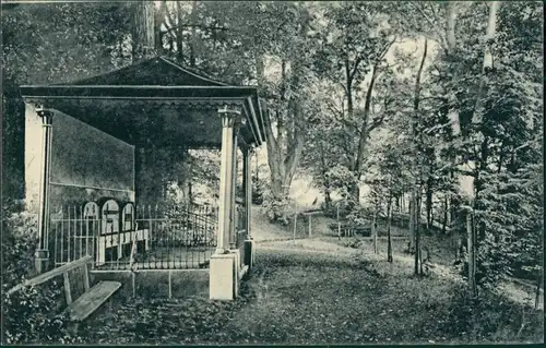 Ansichtskarte Bad Gottleuba-Berggießhübel pavillon - Kurhauspark 1912 
