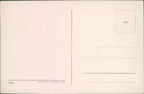 Ansichtskarte Kriebstein Schloß Kriebstein 1953