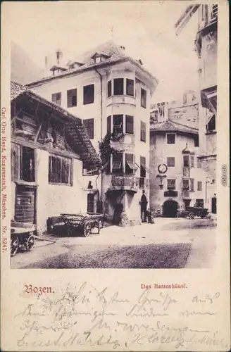 Cartoline Bozen Bolzano Batzenhäusel 1905