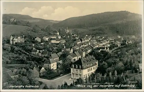 Bad Gottleuba-Bad Gottleuba-Berggießhübel Panorama-Ansicht über den Dächern 1932