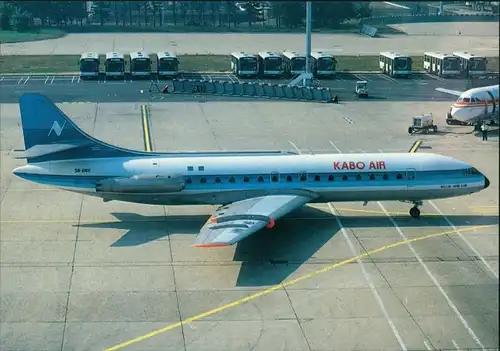 Orly Flugzeug KABO AIR SE. 210 Caravelle 3 (SN-AWK) Flughafen Paris Orly 1980