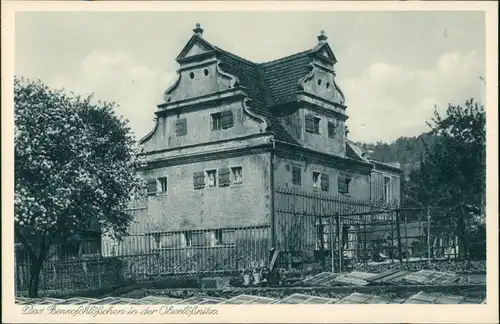 Ansichtskarte Oberlößnitz-Radebeul Das Bennoschlösschen 1928 