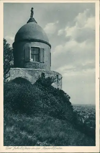 Ansichtskarte Niederlößnitz-Radebeul Der Jakobstein 1928 