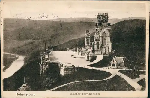 Ansichtskarte Syburg-Dortmund Kaiser-Wilhwlm-Denkmal 1912
