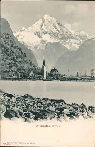 Ansichtskarte Flüelen Bristenstock (3074 m) 1906