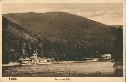 Ansichtskarte Goslar Herzberger Teich 1922