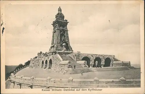 Kelbra (Kyffhäuser) Kaiser-Friedrich-Wilhelm/Barbarossa-Denkmal 1916