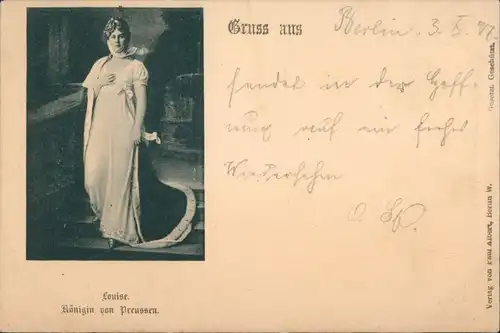  Königin Luise von Preußen/ Luise von Mecklenburg-Strelitz 1897