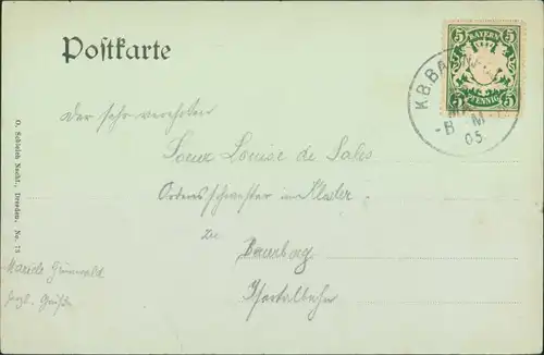 Ansichtskarte Altötting Kirchen und Heilige 1905