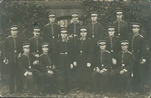 Friedrichsort-Kiel Gruppenbild Seesoldaten 1. Komp. I. Seebataillon 1912 