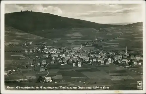 Ansichtskarte Oberwiesenthal Luftbild 1932 