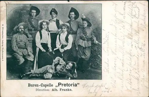 Ansichtskarte  Buren-Capelle Pretoria 1901
