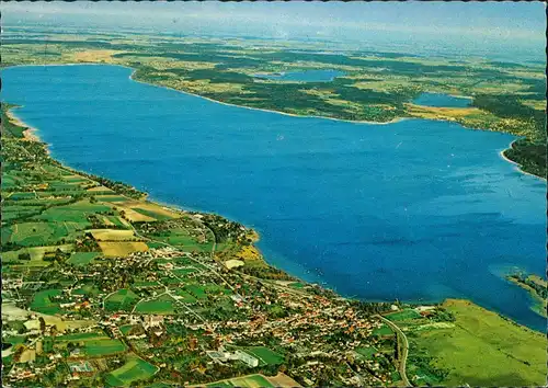Dießen am Ammersee Luftbild Ammersee, Blick auf Diessen und Herrsching 1980