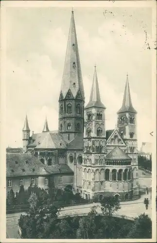 Ansichtskarte Bonn Münster „St. Martin“ 1907