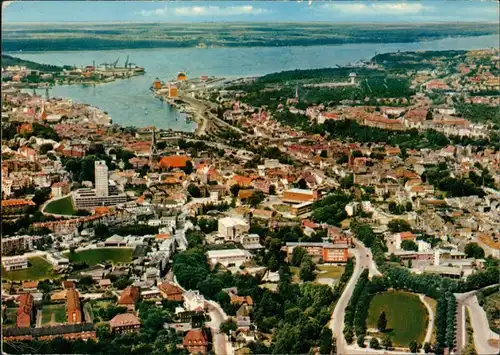 Ansichtskarte Flensburg Luftbild 1975