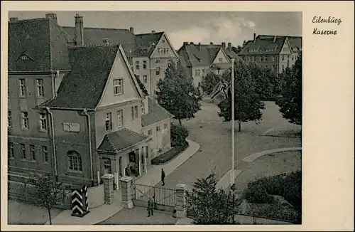 Ansichtskarte Eilenburg Kaserne Toreinfahrt 1939