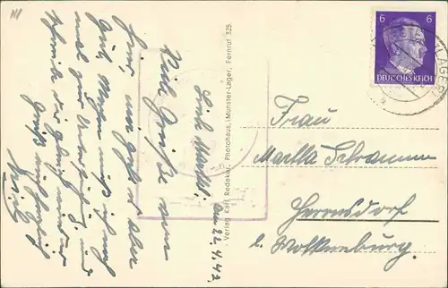 Munster-Lager Truppenübungsplatz, Lüneburger Heide, Pferde 1942