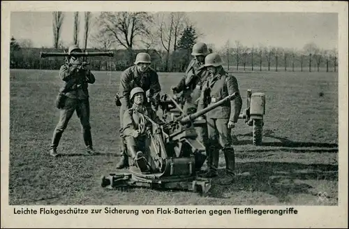  Wehrmacht: Leichte Flakgeschütze gegen Tieffliegerangriffe 1941